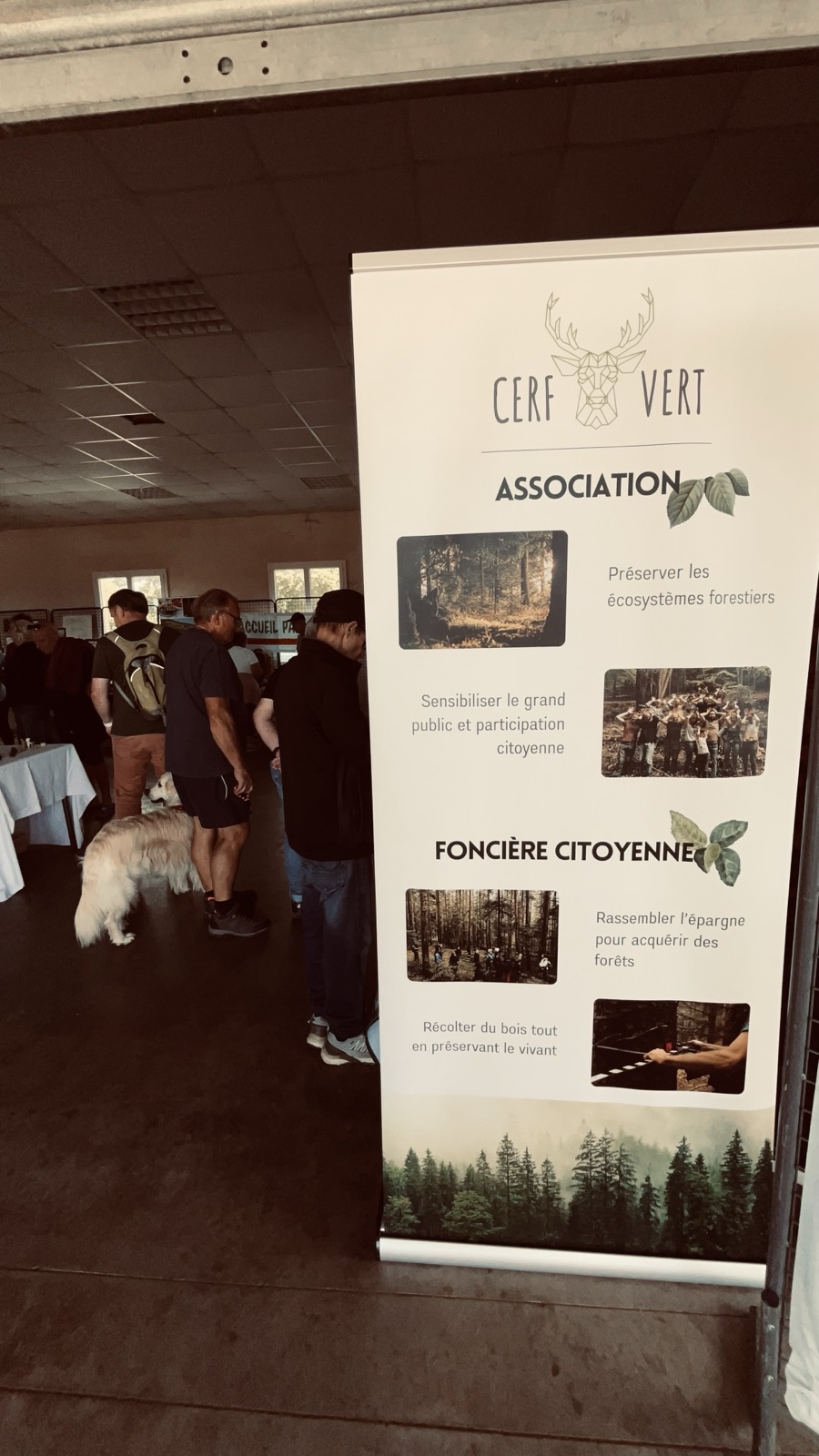 Présentation d'un stand associatif