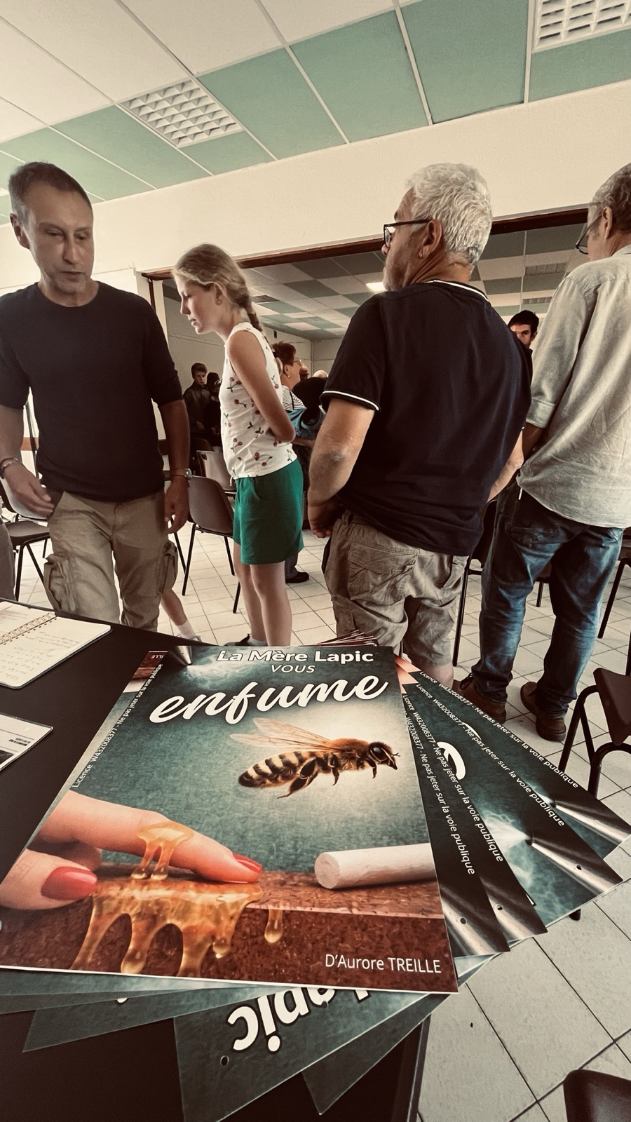 Affiche du spectacle La Mère Lapic vous enfume
